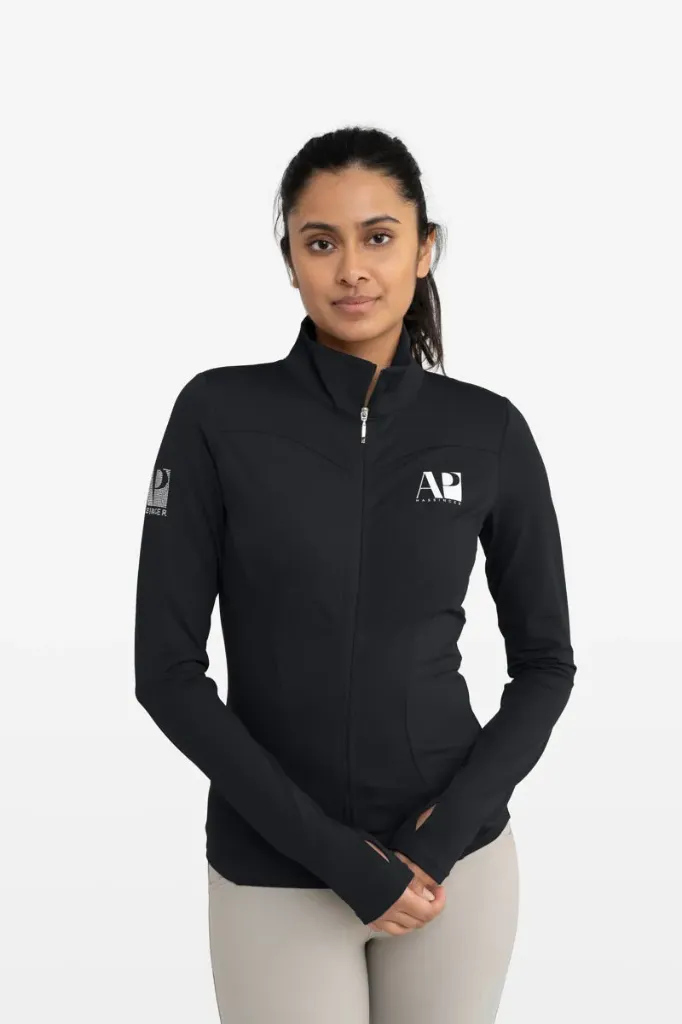 [200201005XSON] ProZip Ladies Performance Top (XS, Black)