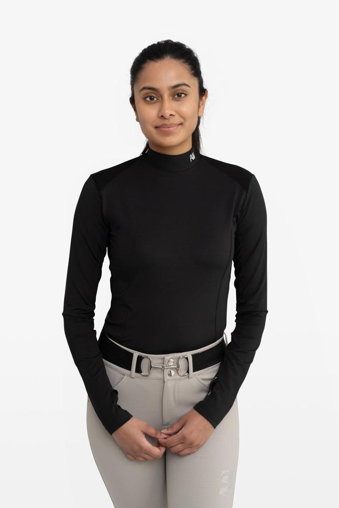 [200201004XSBK] The Madison Ave Ladies Sun Shirt (XS, Black)