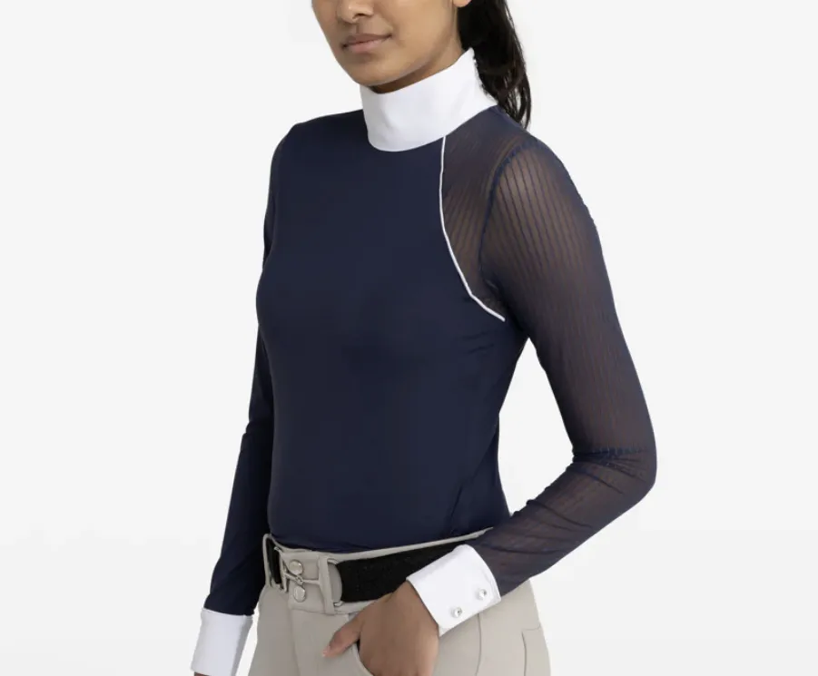 [200201001XSNW] The Astra Ladies Show Shirt - Navy (XS)