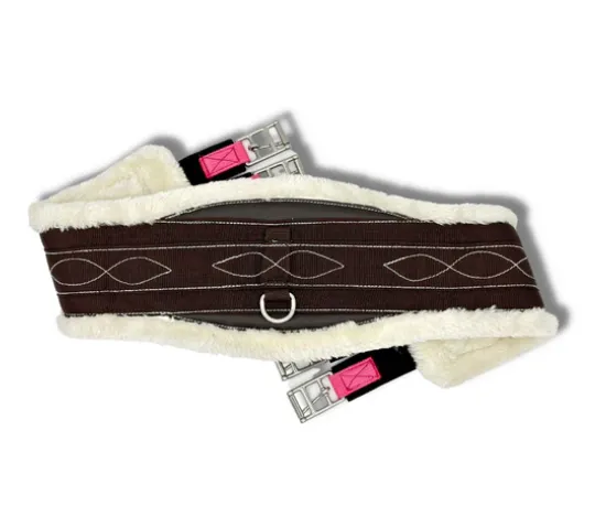 [4228] Pony ProSeries Fleece Stabilizer Girth (Brown, 36")