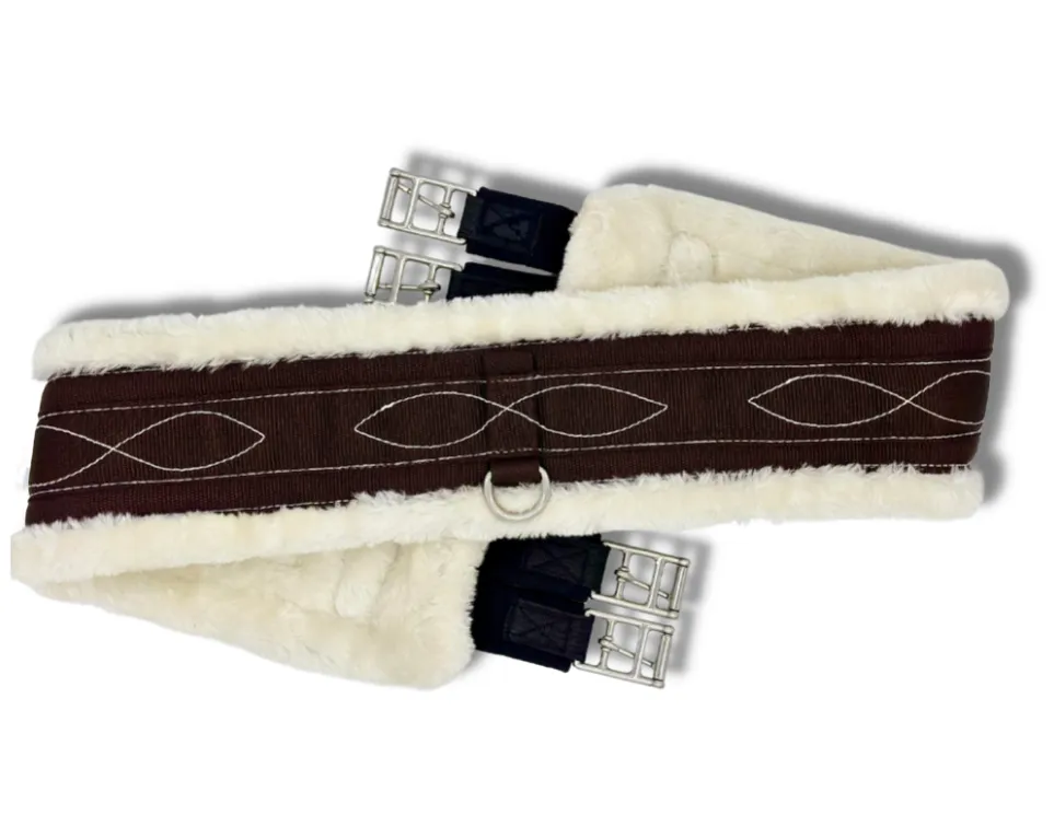 [4221] ProSeries Fleece Straight Girth (46", Brown)