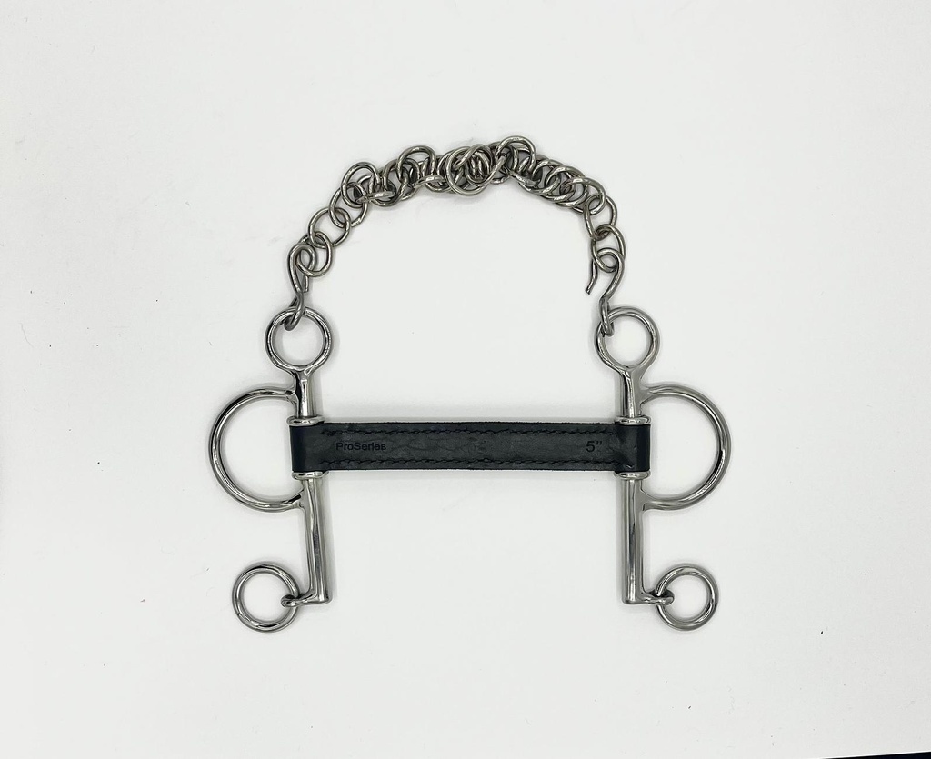 [1007100024ZLP] ProSeries Leather Pelham Bit (4")