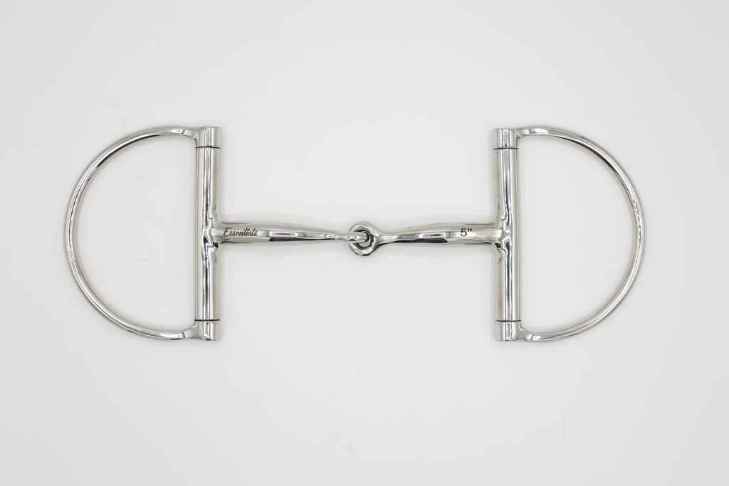 [1007090024ZSB] Essentials D-Ring Snaffle Bit (4")
