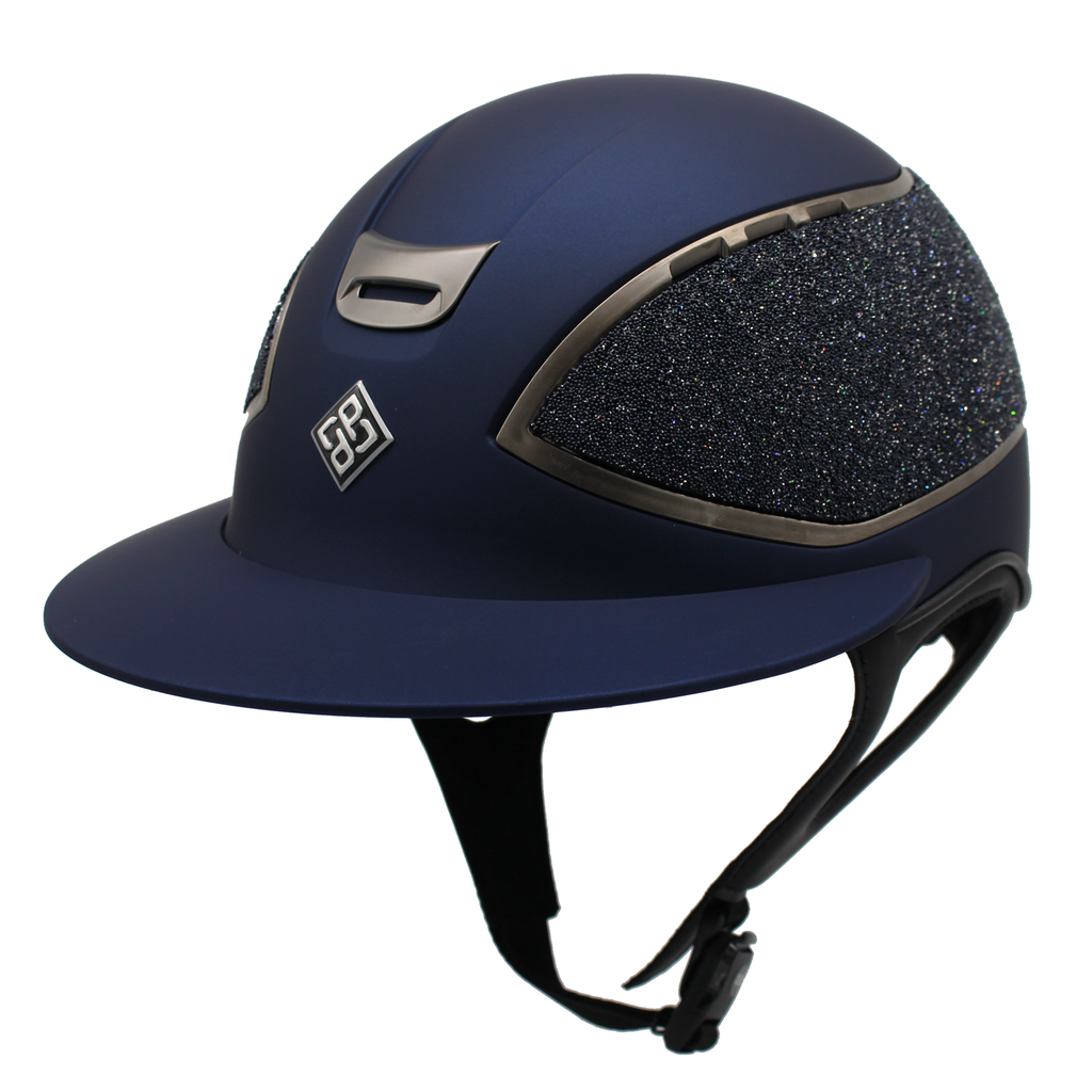 [6701] Presidente Helmet - Navy Matte Crystal / Gunmetal (XS/S/M)