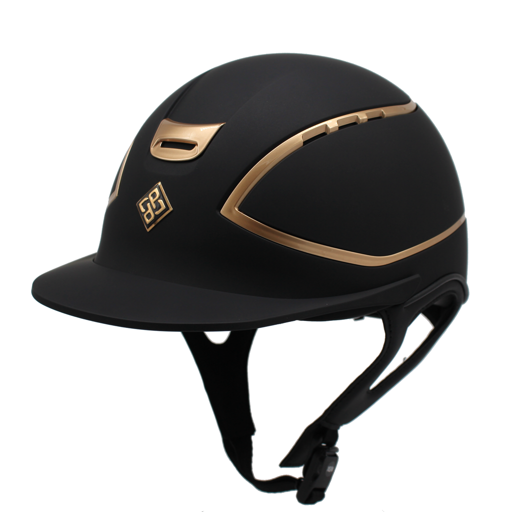 [6301] Presidente Helmet - Matte / Gold (XS/S/M)