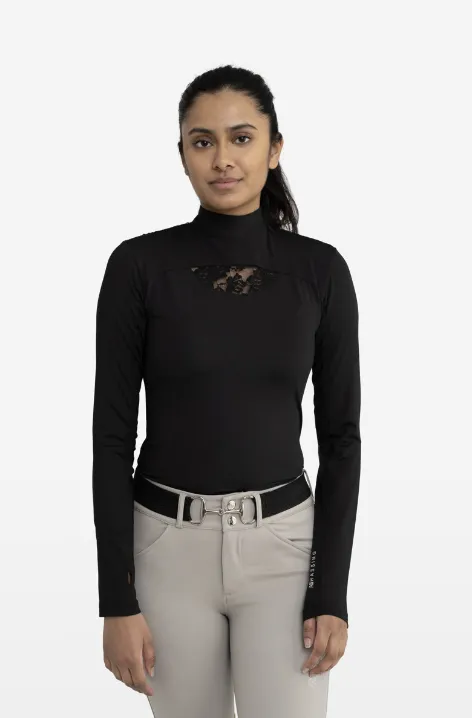 [200201003MDBK-DG] The 5th Ave Ladies Sun Shirt